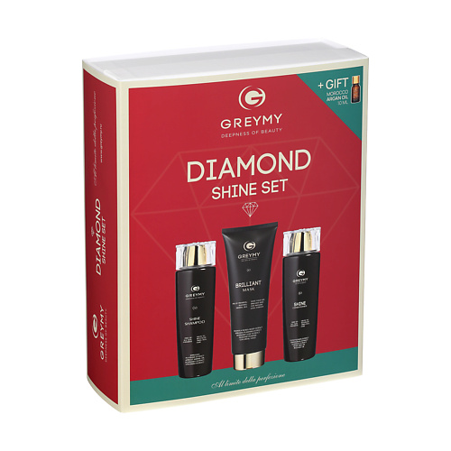 GREYMY Косметический подарочный набор для блеска волос Бриллиантовый блеск Diamond Shine Set #1