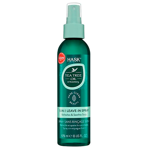 HASK Tea Tree Oil & Rosemary 5-in-1 Leave-In Spray - спрей 5-в-1, чайное дерево, розмарин 175 #1