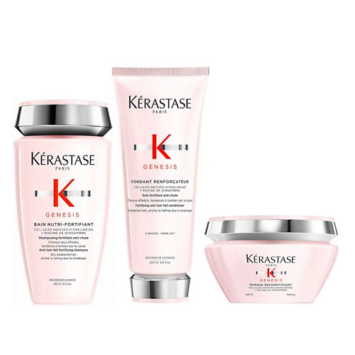 KERASTASE Набор Genesis Nutri Masque Set: Bain Nutri-Fortifiant + Fondant Renforçateur #1