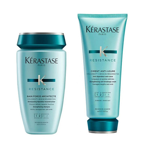 KERASTASE Набор Résistance Duo Architecte: Bain Force Architecte + Ciment Anti-Usure #1