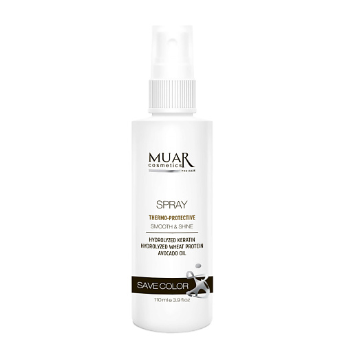 MUAR COSMETICS Спрей Термозащита увлажняющий для гладкости и блеска 110 #1