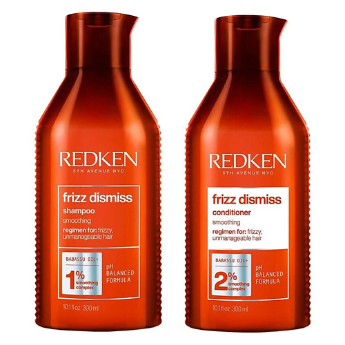 REDKEN Набор для непослушных волос Frizz Dismiss Bundle #1