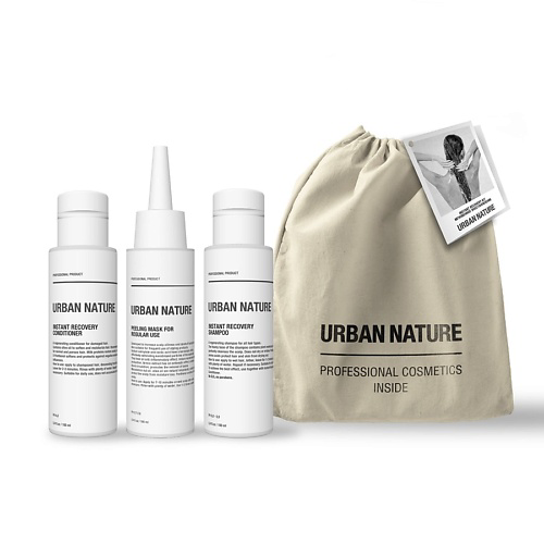 URBAN NATURE INSTANT RECOVERY KIT Набор для ухода за волосами "Мгновенное восстановление" #1