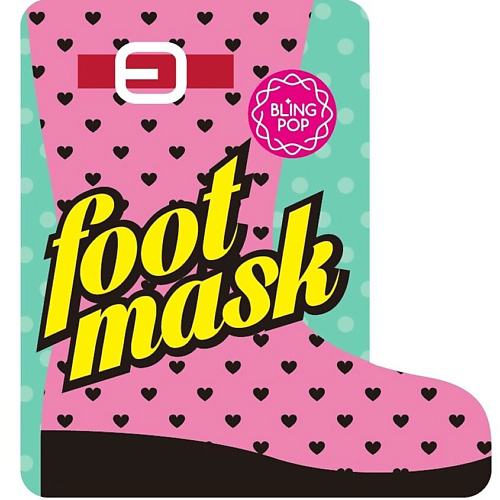 BLING POP Маска для ног с маслом ши Foot Mask #1