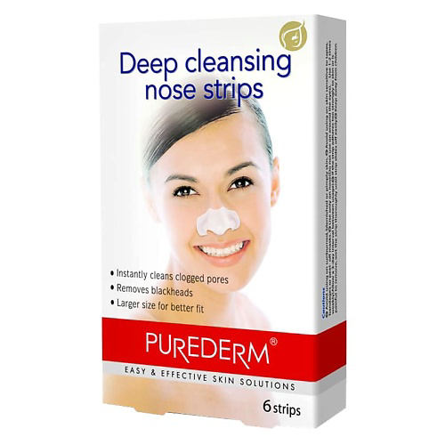 PUREDERM Полоски для глубокого очищения пор лица Face Deep Cleansing Strips #1