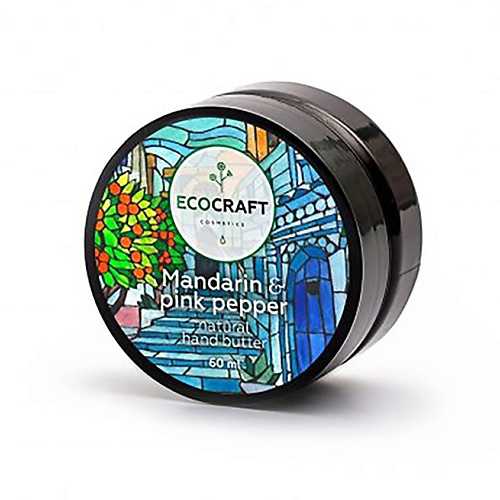 ECOCRAFT Крем-масло для рук Мандарин и розовый перец Mandarin & Pink Pepper Natural Hand Butter 60 #1