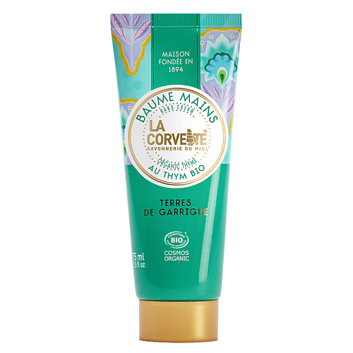 LA CORVETTE Крем для рук органический Гарригские земли Organic Thyme Hand Cream 75 #1