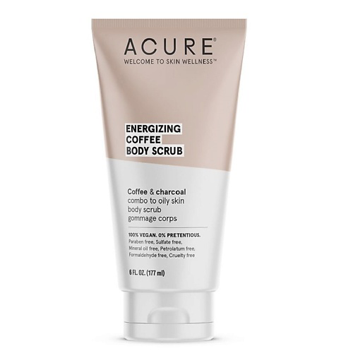 ACURE Скраб для тела кофейный с древесным углём Energizing Coffee Body Scrub 177 #1