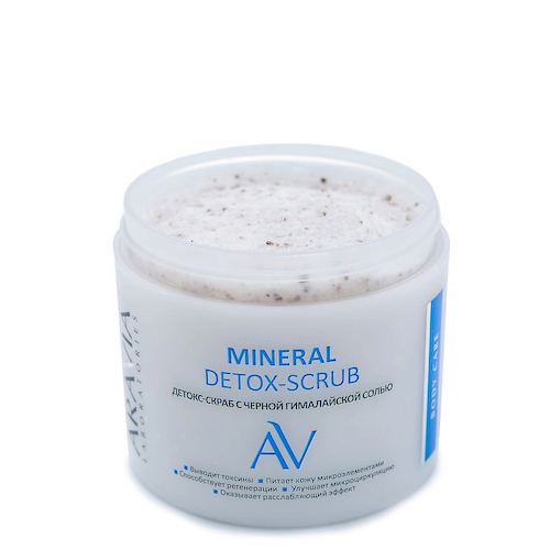 ARAVIA LABORATORIES Детокс-скраб с чёрной гималайской солью Mineral Detox-Scrub 300 #1