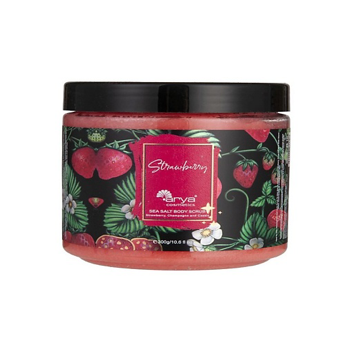 ARYA HOME COLLECTION Скраб для тела с морской солью Strawberry 300 #1