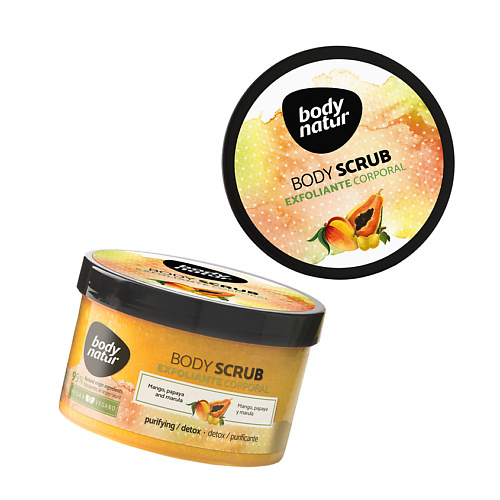BODY NATUR Скраб для тела манго, папайя и марула Body Scrab Exfoliante Corporal 200 #1