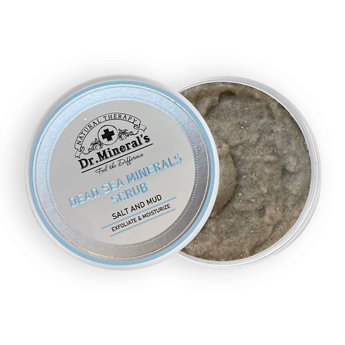 DR.MINERAL’S Натуральный соляной скраб DEAD SEA MINERALS на основе соли и грязи Мертвого моря 250 #1
