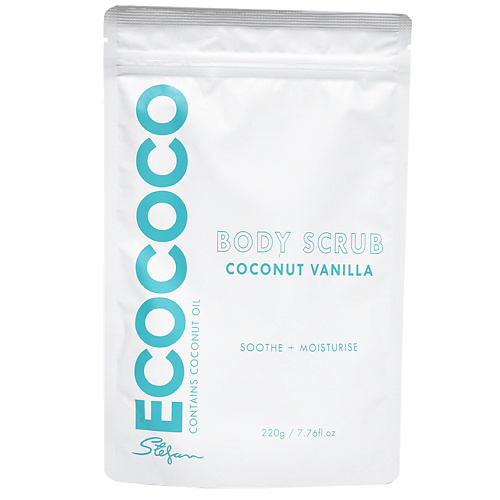 ECOCOCO Скраб для тела для смягчения и увлажнения Ваниль и Кокос Body Scrub Coconut Vanilla 220 #1