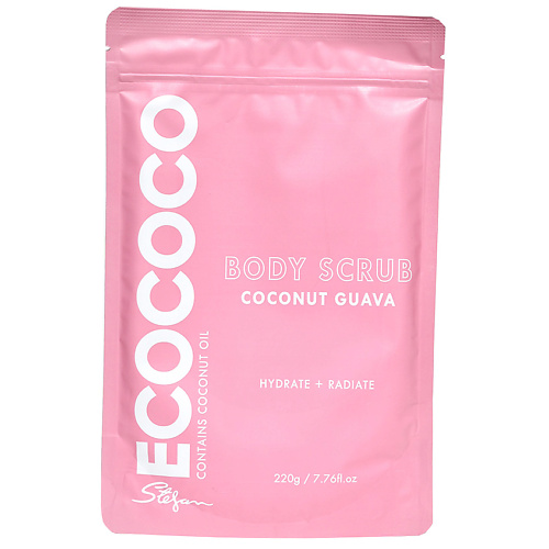 ECOCOCO Скраб для тела для увлажнения и сияния Гуава и Кокос Body Scrub Coconut Guava 220 #1