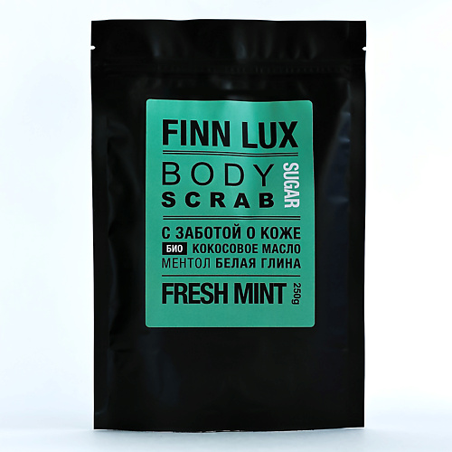 FINNLUX СКРАБ для тела "MINT-LIME+Sugar" с маслом мяты перечной и лаймом 250 #1