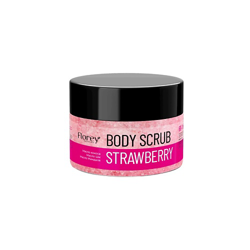 FLOREYNATURAL Скраб для тела BODY SCRUB STRAWBERRY 300 #1