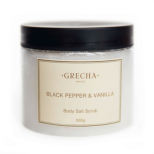 GRECHA ORGANIC Скраб для тела "Black Pepper & Vanilla" 500 #1