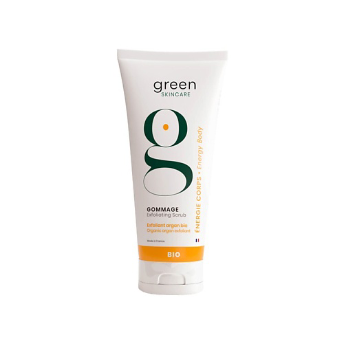 GREEN SKINCARE Отшелушивающий скраб для тела с арганой Energy 200 #1