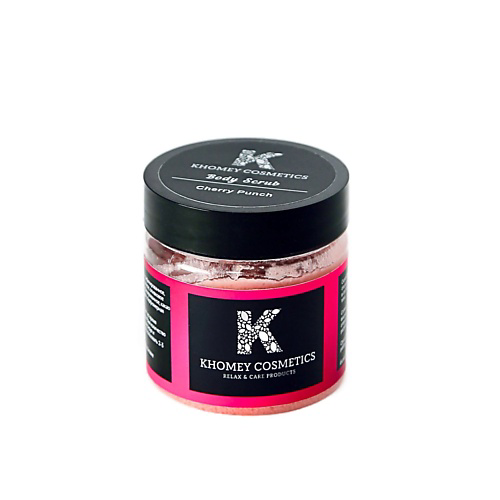 KHOMEY COSMETICS Кремовый соляной скраб для тела Cherry Punch, дикая вишня 150 #1