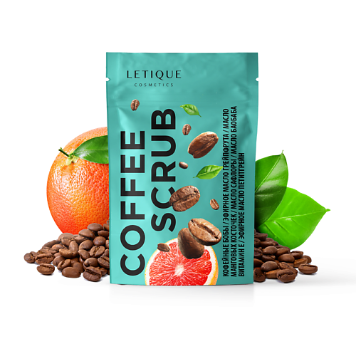 LETIQUE COSMETICS Скраб для тела Кофе 250 #1