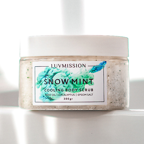 LUVMISSION Увлажняющий скраб для тела Snow Mint 300 #1