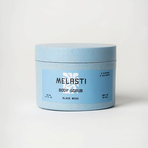 MELASTI Солевой скраб для тела Melasti  Black Moss 250 #1