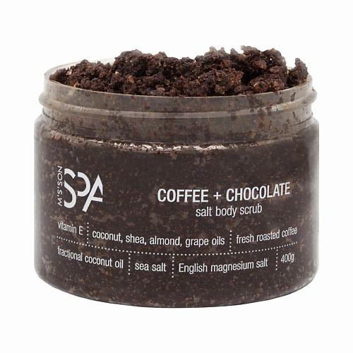 M'S'SON SPA Антицеллюлитный скраб для тела c Английской солью COFFEE + CHOCOLATE 400 #1