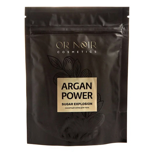 OR NOIR Скраб для тела сахарный ARGAN POWER серии Бабл Гам 200 #1