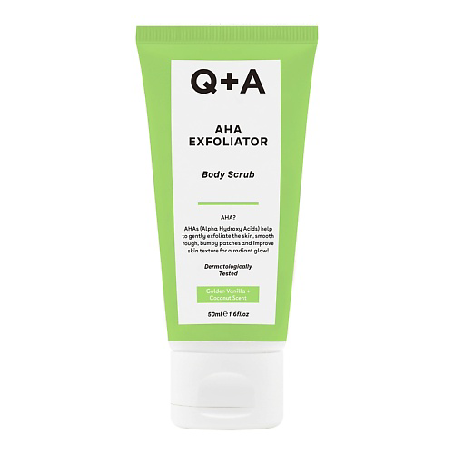 Q+A Мини-скраб для тела AHA Exfoliator Body Scrub 50 #1
