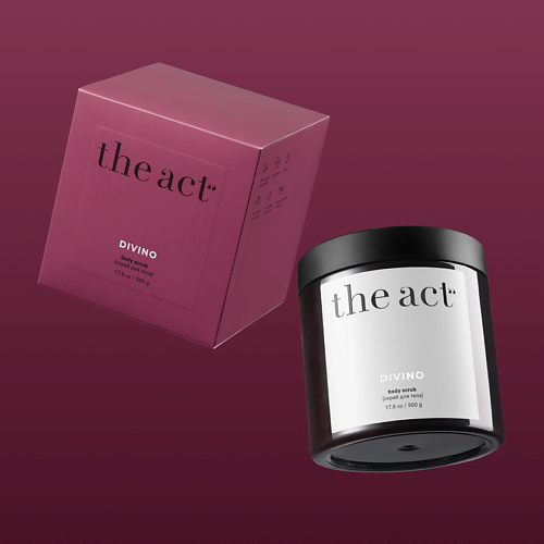 THE ACT Скраб для тела винный 500 #1