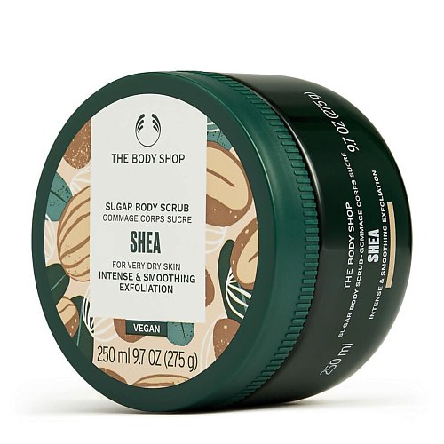 THE BODY SHOP Смягчающий сахарный скраб для тела Shea 250 #1