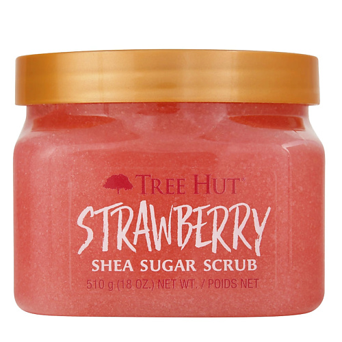 TREE HUT Сахарный скраб для тела с ароматом клубники Strawberry Shea Sugar Scrub 610 #1