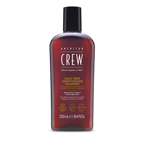 AMERICAN CREW Шампунь для ежедневного ухода за нормальными и сухими волосами Daily Deep Moisturizing Shampoo 250 #1
