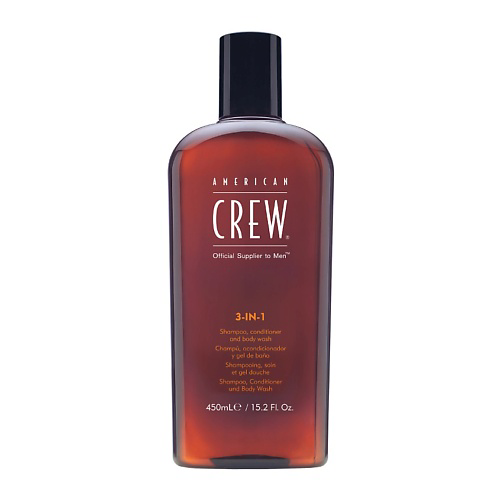 AMERICAN CREW Шампунь, кондиционер и гель для душа 3в1 Classic 3-in-1 450 #1