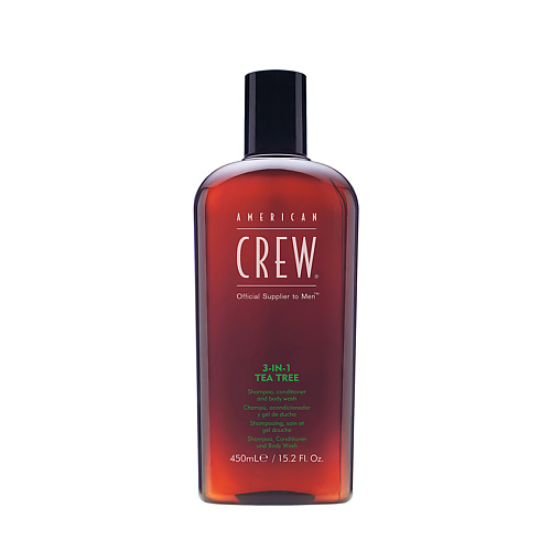 AMERICAN CREW Шампунь, кондиционер и гель для душа 3в1 Чайное дерево Tea Tree 3 in 1 450 #1