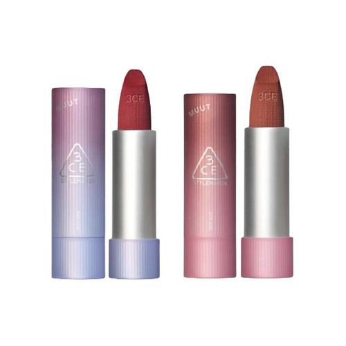 3CE Набор матовых помад для губ [3CE X MUUT] Cashmere Hug Lipstick #1