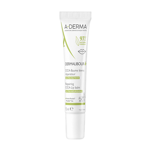 A-DERMA Восстанавливающий бальзам для губ Dermalibour+ #1
