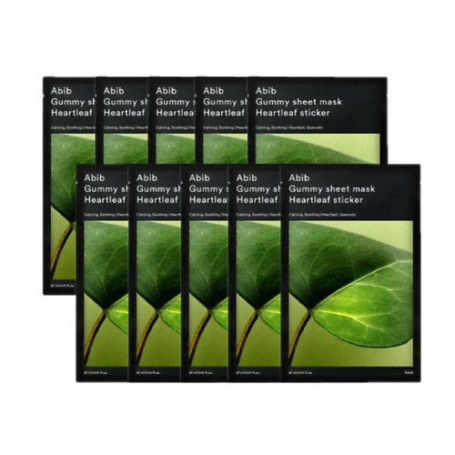ABIB Тканевая маска Gummy Sheet Mask Heartleaf Sticker 270 #1