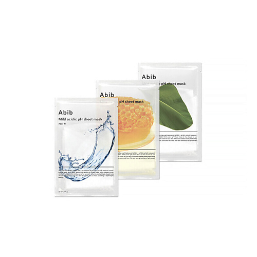 ABIB Тканевые маски Mild Acidic pH Sheet Mask: Aqua +Honey +Heartleaf 30 #1