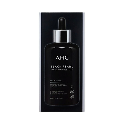 AHC Маска для лица с чёрным жемчугом Premium Mask 27 #1