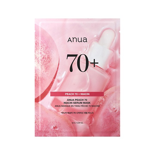 ANUA Маска для лица PEACH с персиком для сияния кожи 25 #1