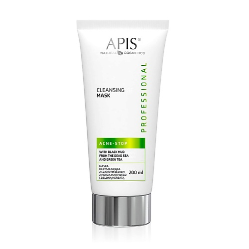APIS NATURAL COSMETICS Очищающая маска для лица с черной грязью ACNE STOP 200 #1