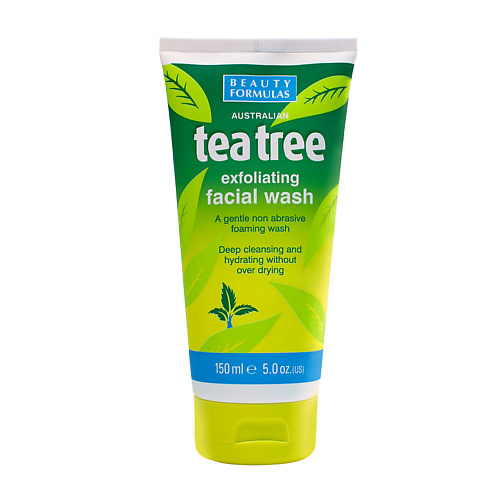 BEAUTY FORMULAS Маска для лица отшелушивающая Чайное дерево Tea Tree Exfoliating Facial Wash 150 #1