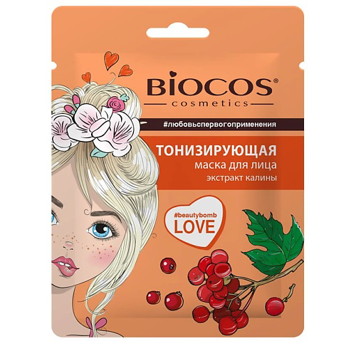 BIOCOS Тканевая мacка для лица Тонизирующая Toning 30 #1