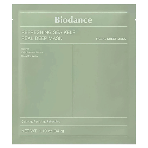 BIODANCE Refreshing Sea Kelp Real Deep Mask Освежающая гидрогелевая маска с экстрактом водорослей 34 #1