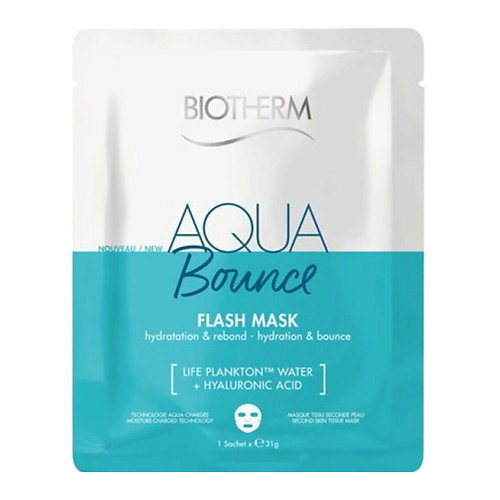 BIOTHERM Тканевая маска для лица Увлажнение и Упругость Aqua Bounce 1 #1