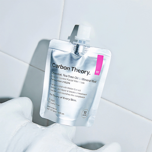 CARBON THEORY Маска для лица Charcoal, Tea Tree Oil & Mineral Mud Breakout Control Facial Wet Mask 50 #1