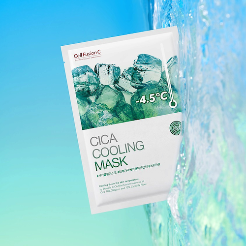 CELL FUSION C Маска для лица охлаждающая с центеллой азиатской Cica Cooling Mask 27 #1