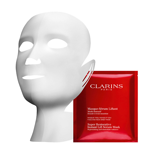 CLARINS Восстанавливающая тканевая маска для лица и шеи с эффектом лифтинга Multi-Intensive #1