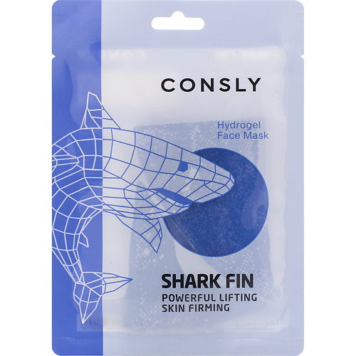 CONSLY Гидрогелевая маска с экстрактом акульего плавника Hydrogel Face Mask Shark Fin Powerful Lifting Skin Firming 20 #1